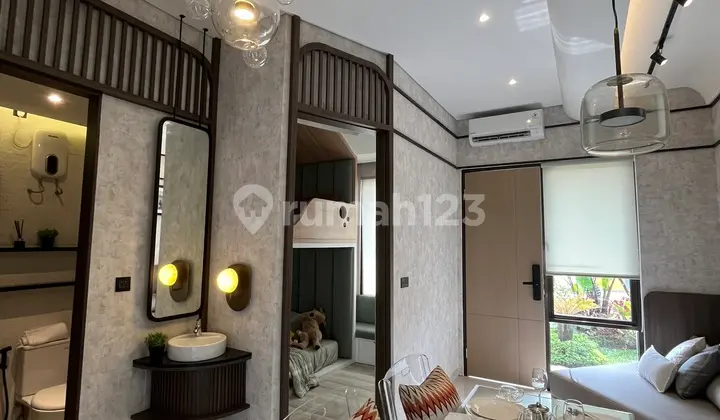 ruang keluarga rumah ready 1 lantai di