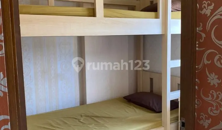 kamar tidur unit apartemen full furnish gateway