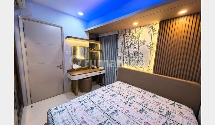 kamar tidur disewakan apartemen la riz mansion