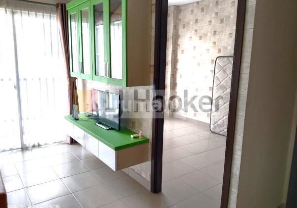 ruang tamu dijual apartemen type studio kondisi
