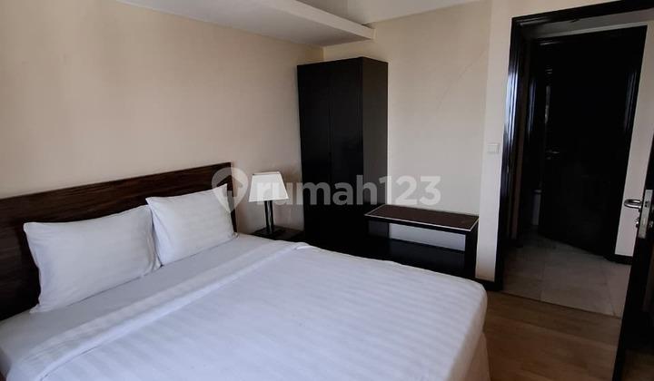 kamar tidur apartemen braga city walk 2