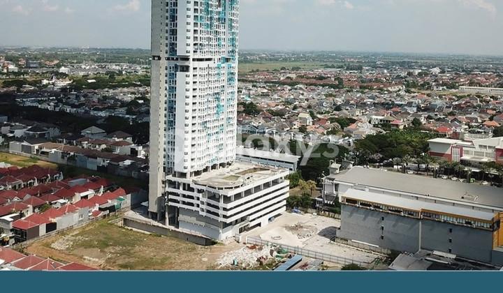 tampak depan apartment westown view raya wiyung