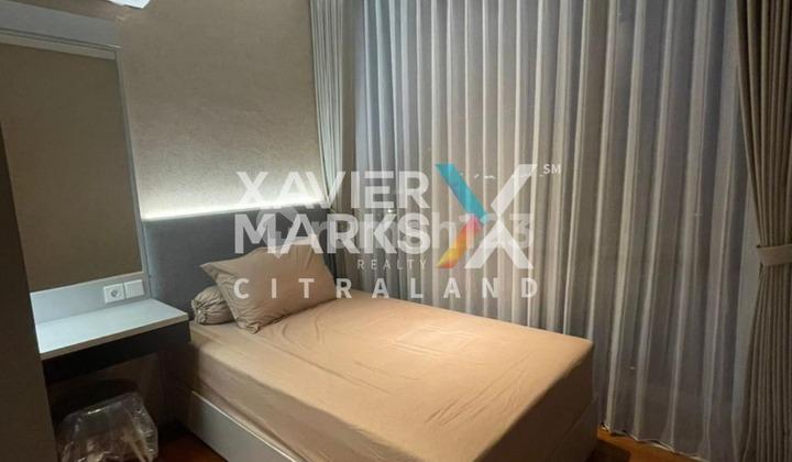 kamar tidur apartemen rosebay graha family full