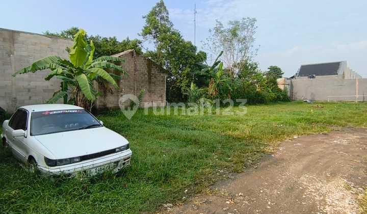 tampak depan dijual kavling siap bangun jadi