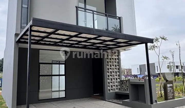 tampak depan rumah giantara serpong city nerin