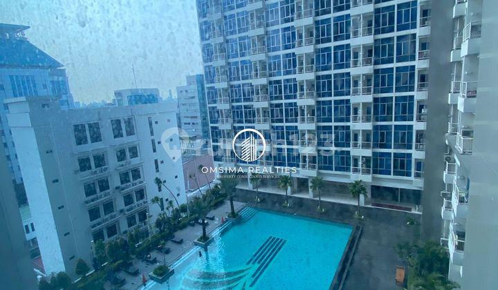 tampak depan dijual apartemen 1br capitol park