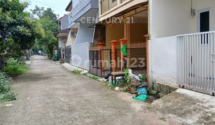 ruang tamu tanah hook villa ciomas indah
