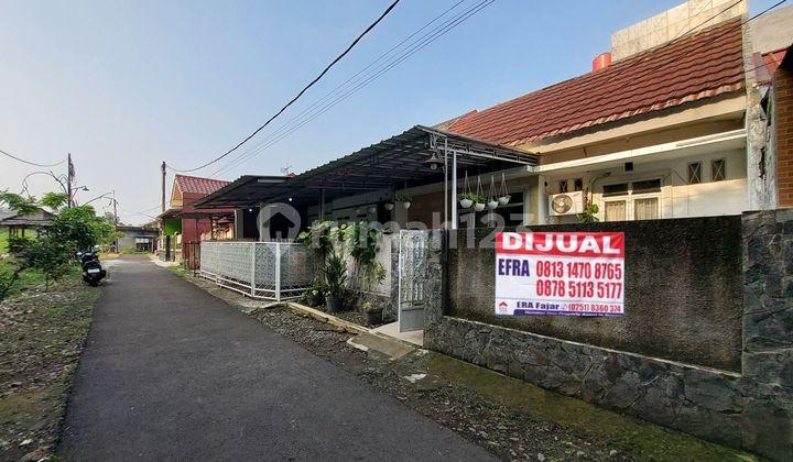 tampak depan rumah sejuk ciomas permai akses
