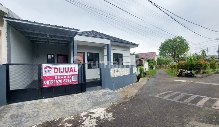 tampak depan rumah sejuk ciomas permai view