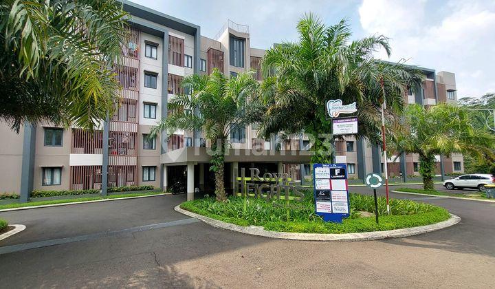 tampak depan apartemen eksklusif royal heights tajur