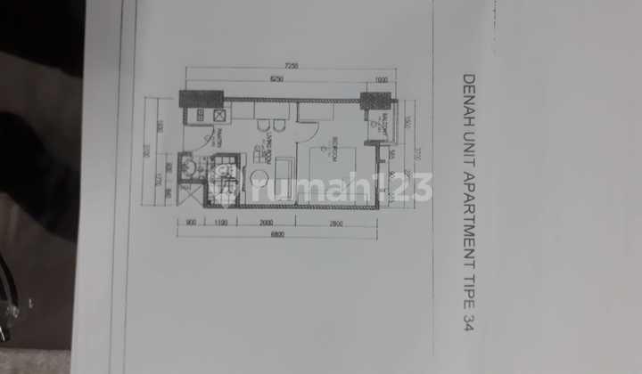 foto lainnya apartemen 1 br, luas 34m2,