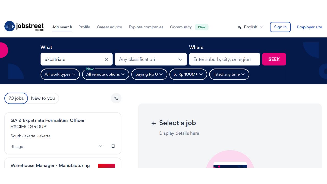 5 Best Websites to Find Expat Jobs in Indonesia 2 1. Jobstreet