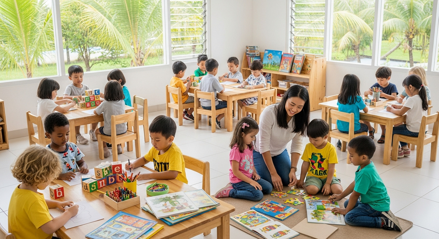 7 International Preschool Options in Indonesia for Expat Families