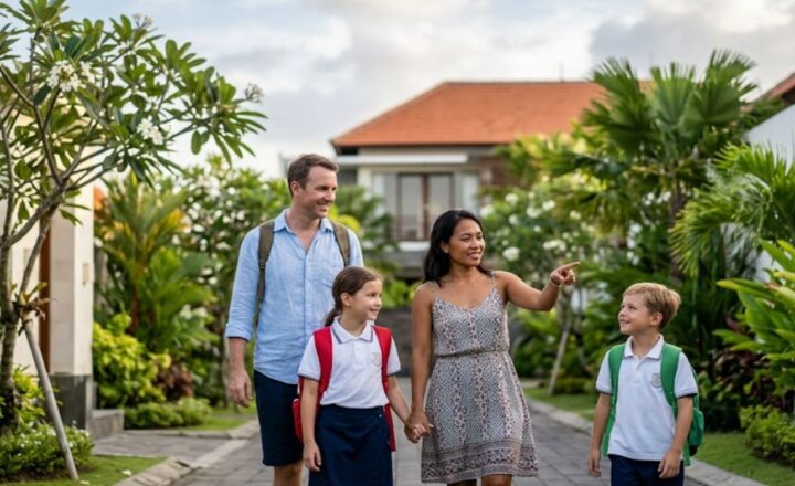 Expat familiy in Indonesia