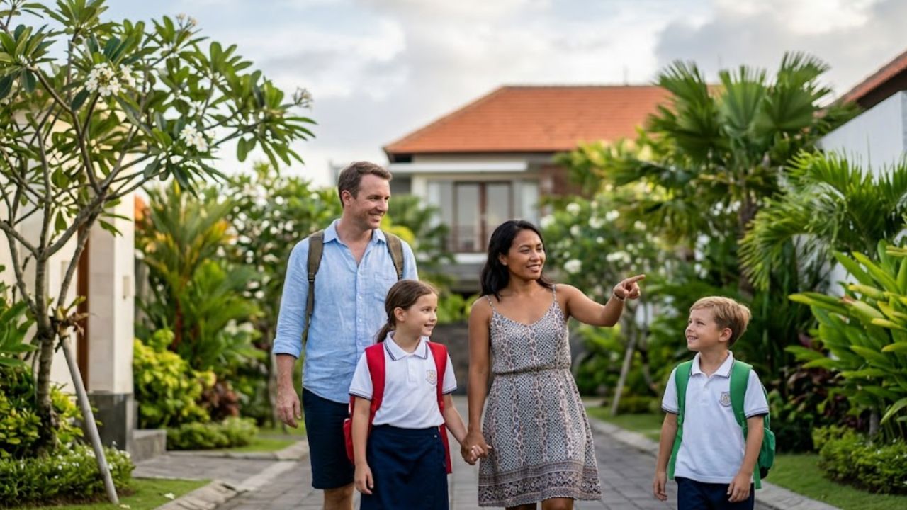 Relocating to Indonesia with School-Age Children (Guide for Expats) 1 Expat familiy in Indonesia