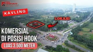 Kavling Cbd Posisi Hook Sangat Strategis || Luas 3.500 Meter || Dekat Akses Toll Sentul City
