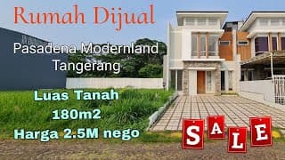 Rumah baru siap huni di Taman Golf Modernland 