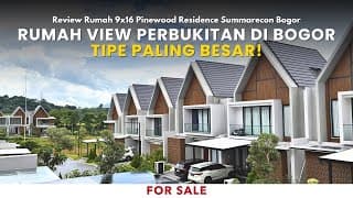 Hill View House 9 Wide at Summarecon Bogor