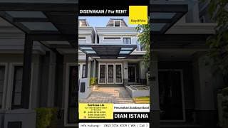 Disewakan Rumah Dian Istana Residence The White House - Spesial Raya Luar Cluster - Semi Furnished Modern - Siap Huni Dekat Graha Family, Pakuwon Mall , Royal Residence, Citraland