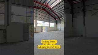 Disewakan 2 Gudang Baru Gresss! Plus Bangunan Kantor di Menganti