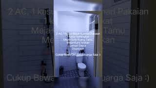 Rumah Murah di Sewakan Lokasi Banjar Wijaya Cluster Italy