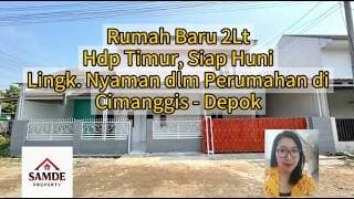 New 2-Story House, East-Facing, Ready to Occupy, Housing in Pasir Gn Cimanggis