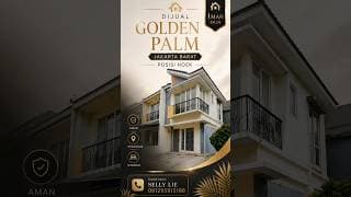 Dijual Rumah Golden Palm Citra 5 Jakarta Barat Standard Developer Kosongan 1Man