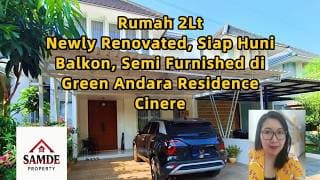 2-Storey House, Newly Renovated, Semi-Furnished, Green Andara Residence