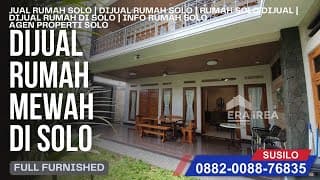 Luxury fully furnished house in the center of Solo city near Sriwedari Park