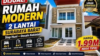 Bukit Palma Blok F, Citraland Sby.rumah Baru 2 LT Dekat Sekolah Citra Berkat, Superindo Palma