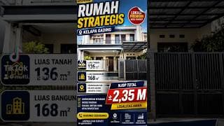 Rumah di Kelapa Gading, Dekat Mall, Sekolah Internasional, Masjid