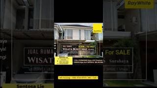 For Sale 153 M2 Tourist House Bukit Mas 2 Du Lyon West Surabaya - Fully Furnished Premium Teak Wood - Near Citraland, Royal Residence, Pakuwon Indah, Pakuwon Mall, Supermall, PTC