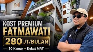 Kost Dijual di Jakarta Selatan 50 Kamar Daerah Fatmawati, 5 Menit Stasiun MRT