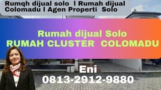 Rumah Murah.cluster.minimalis Di Colomadu Karanganyqr Surakarta