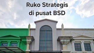 Ruko Eksklusif Golden Road BSD Strategis Pusat Bisnis Tangerang