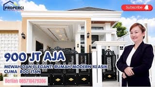 Coming Soon Rumah Mewah Impian Tipe Modern Klasik di Citra Indah City Cileungsi