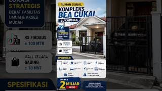 Siap Huni,Rumah Dijual di Kompleks Bea Cukai Sukapura