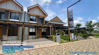 Mezzanine House in Bogor, Access to Toll Road and Bogor KRL