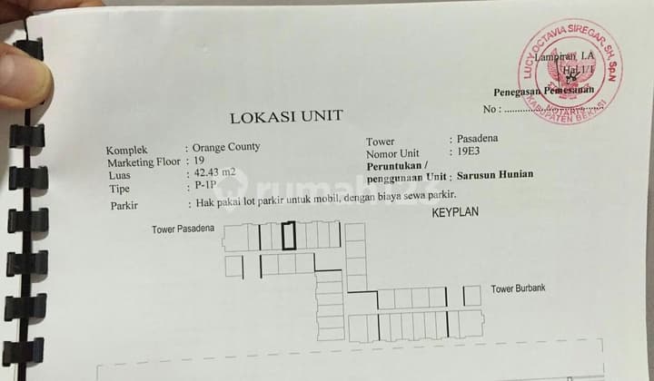 Apartment Orange County Lippo Cikarang