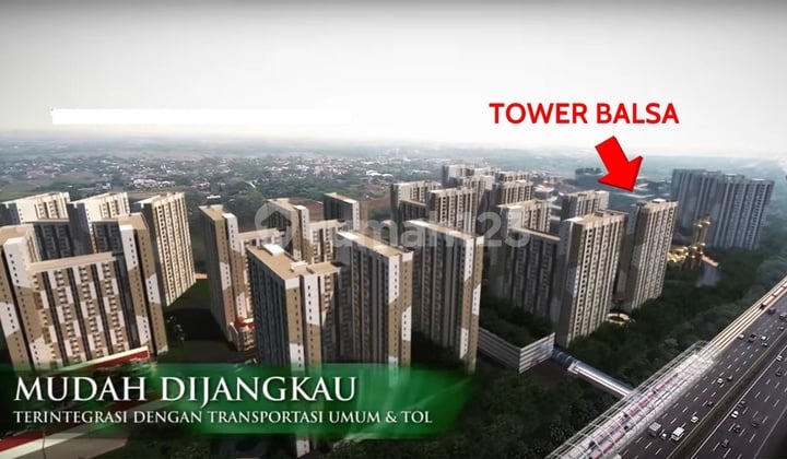 Apartemen PGV, Unit Ready dan harga di BAWAH PASAR, dekat stasiun LRT