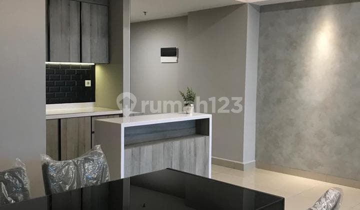 Disewakan Apartemen full furnished Sherwood Regent Tower Lt 12 3 BR Jakarta Utara dekat sekolah Penabur,SIS