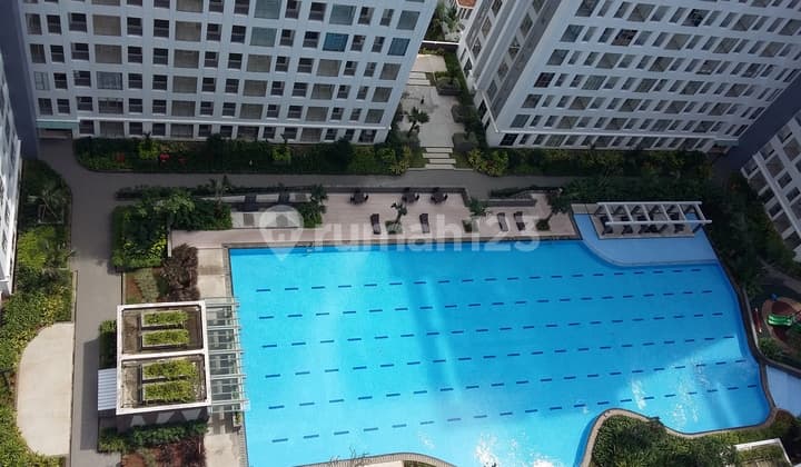 Apt M-Town Resident Summarecon, 2 BR, View Pool, AC, Hrg Modal