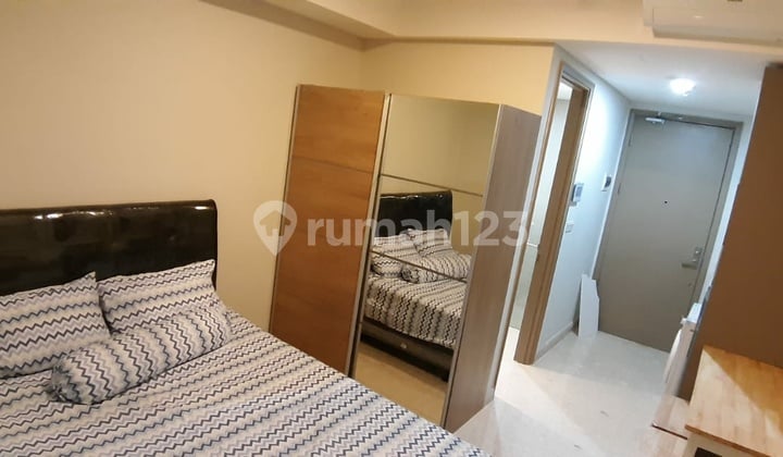 Apartemen Gold Coast PIK, Type STUDIO, Semi Furnish, Lantai marmer, Waterheater, Sudah serah terima unitnya
