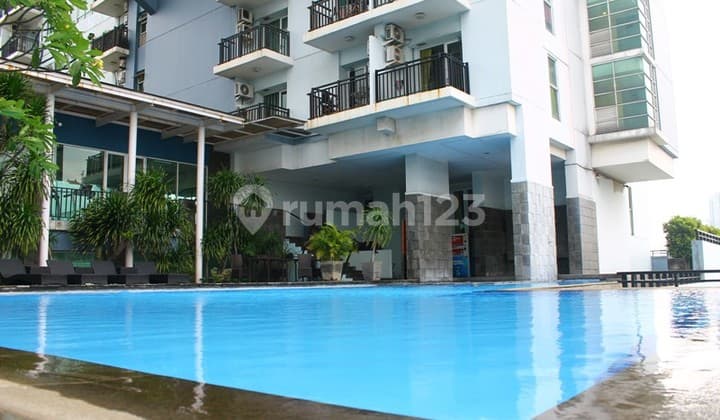 Unit siap huni lantai rendah tower B Apt Marbella Kemang