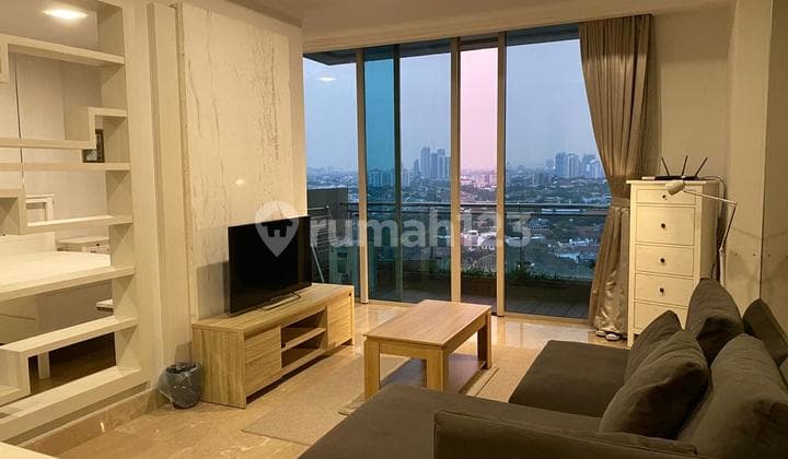 Apartemen Residence 8, Kebayoran Baru, Jakarta Selatan, 1BR Lt21 Furnished (Ynt)