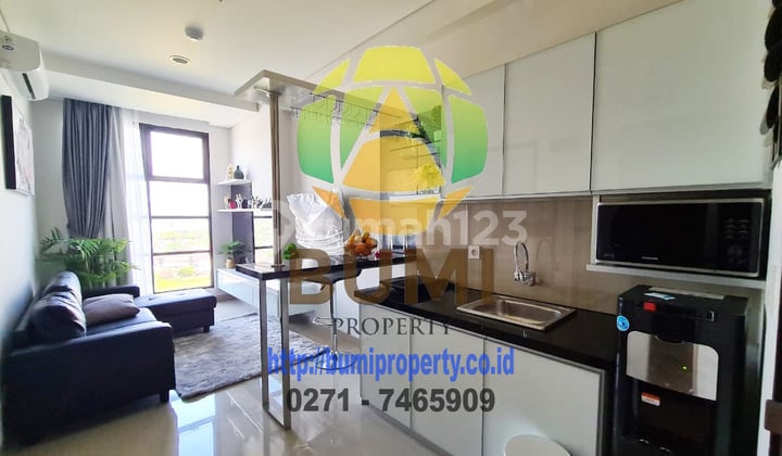 Apartemen furnished siap pakai solo baru