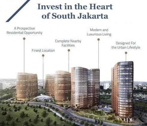 Apartment South Quarter Residences (SQ Res) - 1BR 45m² Brand New - Sri Pangestuti 08190865xxxxIn House Marketing), Lebak Bulus Jakarta Selatan