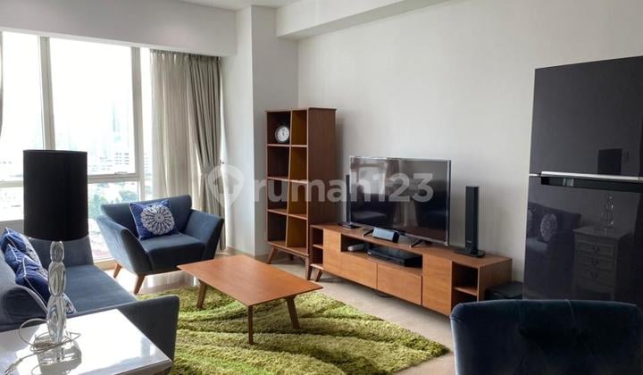 Apartemen sky garden 2 bedroom furnished siap huni murah