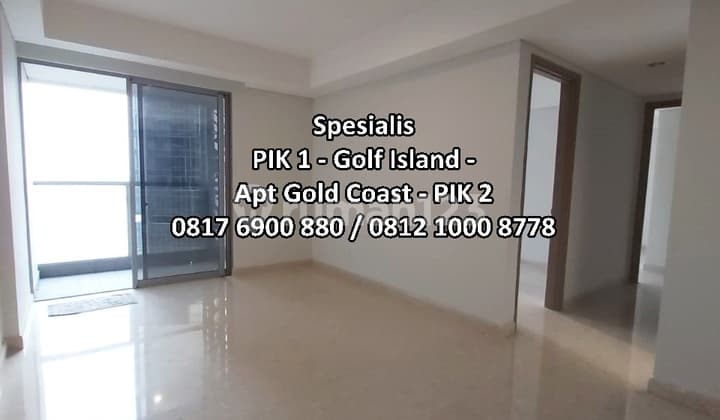 Apartemen Gold Coast PIK 3BR+1, 113 m2, Semi Furnished