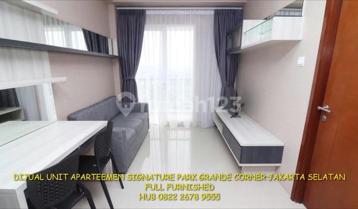 FOR SALE Apartment Unit Signature Park Grande Corner Jl MT Haryono South Jakarta
